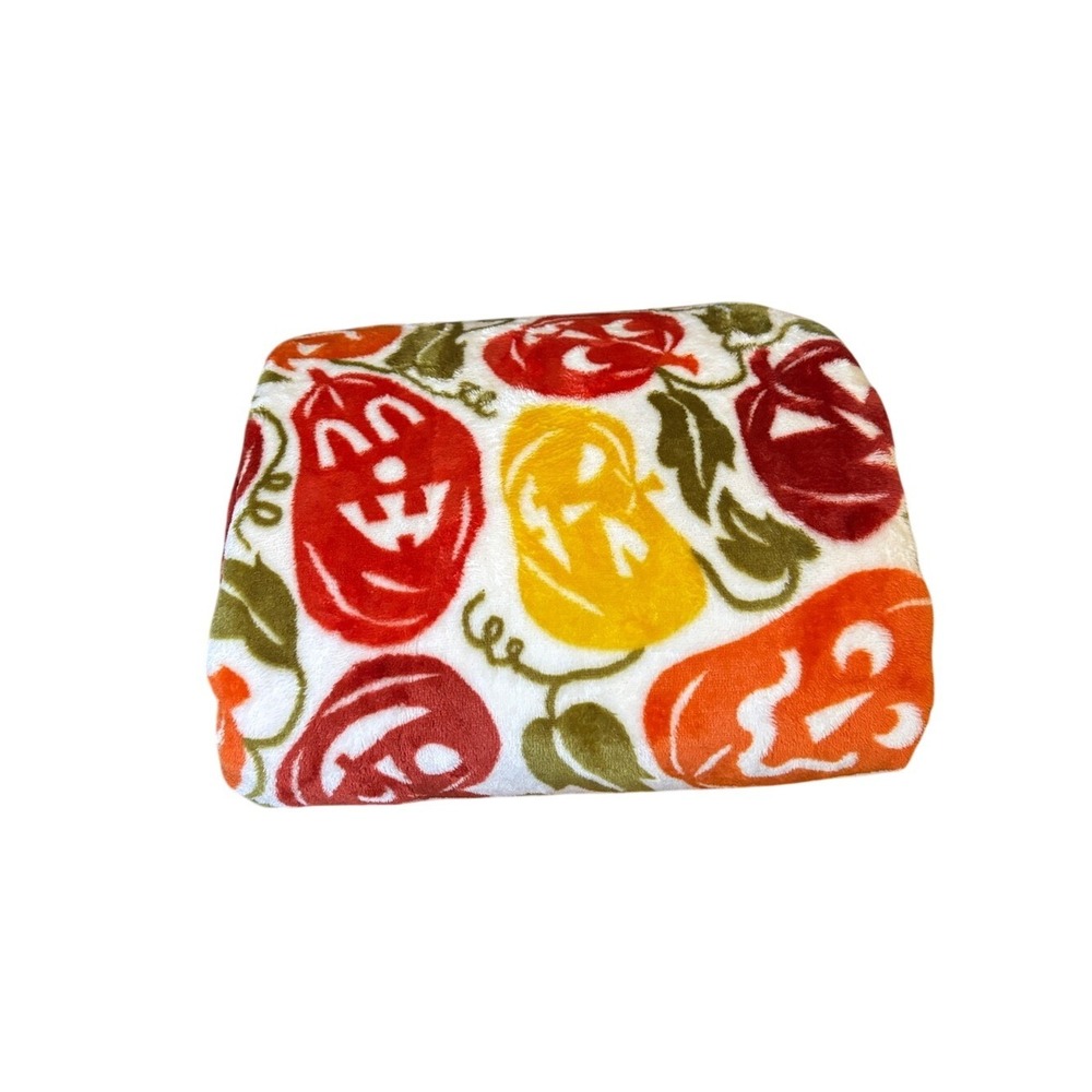 Halloween Jack O Lantern Pumpkins Oversized 5x6 ft Throw Blanket The Big One